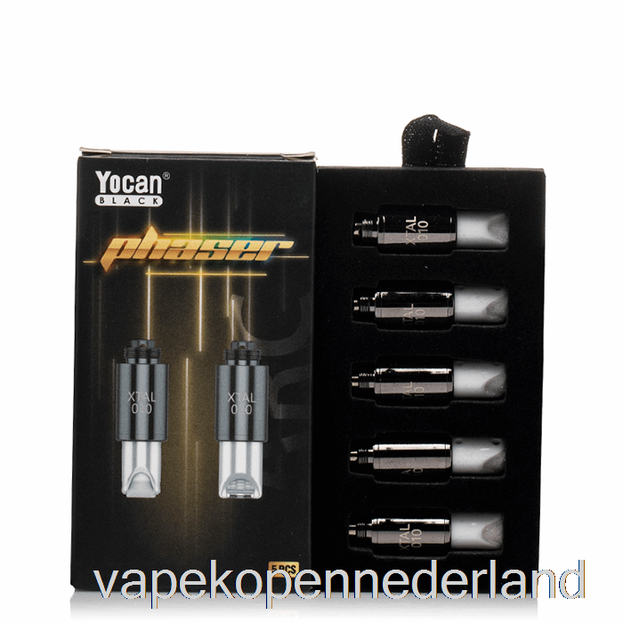 Vape Nederland Yocan Zwart Phaser Xtal Vervangingstips Xtal 010 Tip